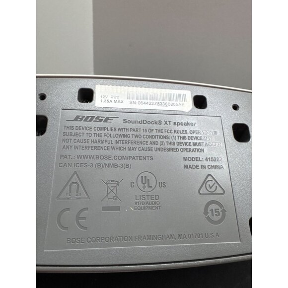 Bose SoundDock XT Digital Music System With AUX & iPod/iPhone Dock Compact & Sty - Picture 7 of 7